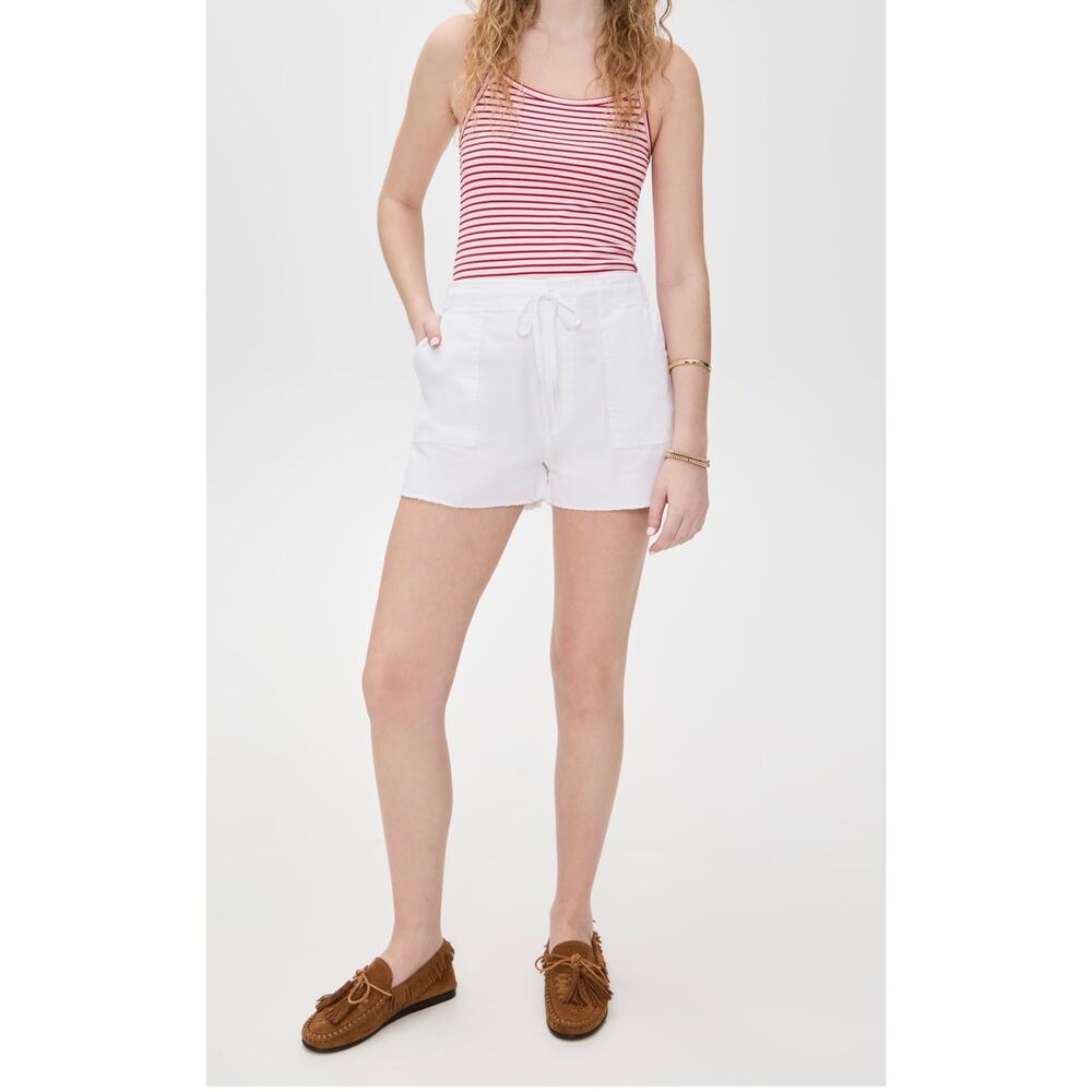 Re/done Vintage Beach Shorts in White 30